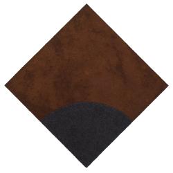 MULTIPLE mit Unikatcharakter, Jumping Squares-Rost+Grundierung - Eisenglimmer, 01/2015, Öl, Acryl auf MDF, 20 x 20 cm, Auflage 5 St
