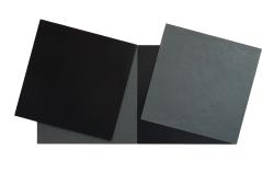 R_2QP/15°-Schwarz/Eisenglimmer, 09/2019, Pigmente, Öl, Acryl auf MDF, 49 x 98 cm